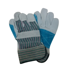 Double palm cow leather work gloves HLC865
