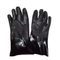 Black PVC gloves with double dipped