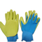 Colorful gardening gloves with Foam latex coated HNL263