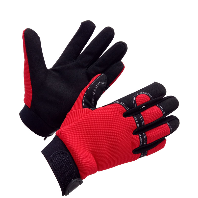 Synthetic Leather Palm Mechanic Gloves