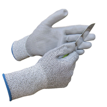 PU coated cut resistant gloves HCR102