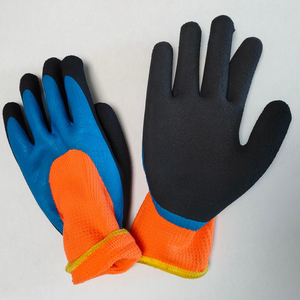 Insulated double dipped foam latex glove -HCL435